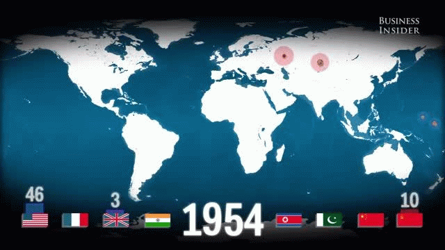 Every nuclear bomb explosion in history Every nuclear bomb explosion in history
