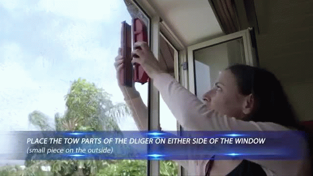 The Glider Magnetic Window Cleaner The Glider Magnetic Window Cleaner