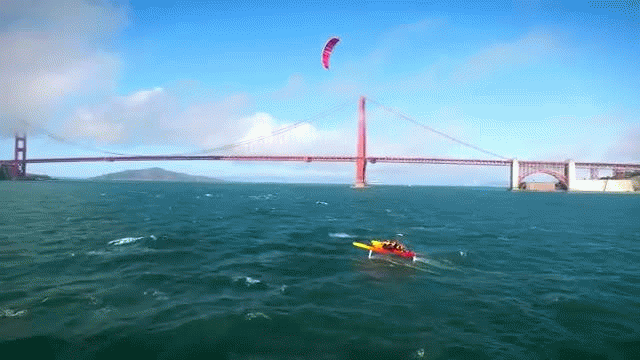 K2 Kiteboat - High Speed Foiling in Rough Water