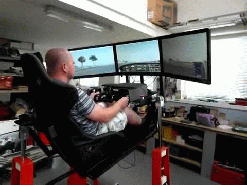 Motion-sim flight