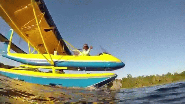 GoPro: Airplane Waterskiing