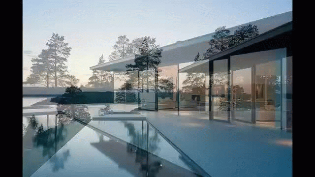 Modern Swedish Dream Lake House
