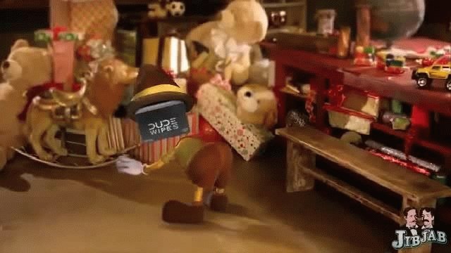 Twerk It This Christmas With Dude Wipes