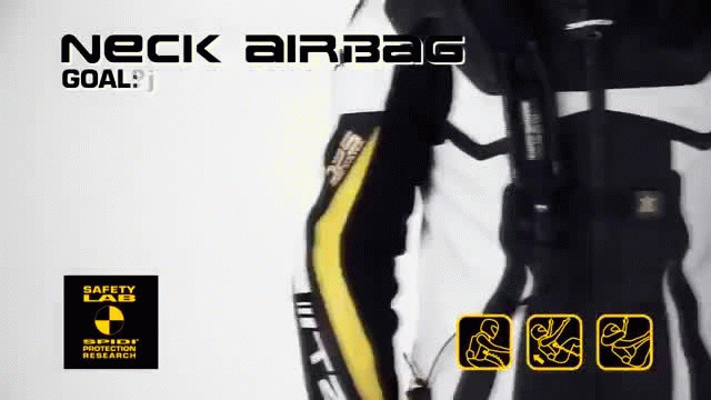 SPIDI T-2 NECK DPS AIRBAG LEATHER RACING SUIT