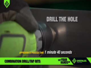 Greenlee Combination Drill/Tap Bits