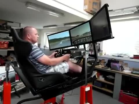 Motion-sim flight