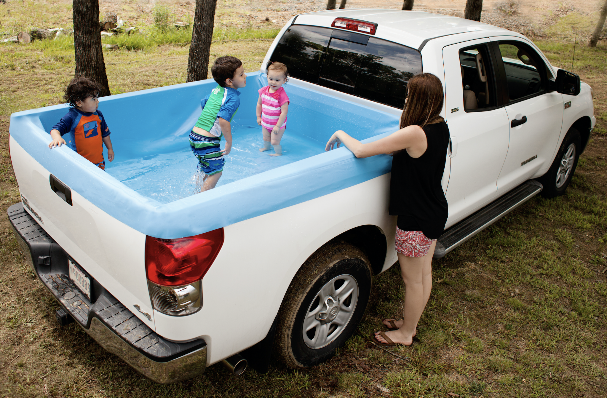 The ultimate truck bed swimming pool is finally here. 