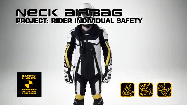 SPIDI T-2 NECK DPS AIRBAG LEATHER RACING SUIT
